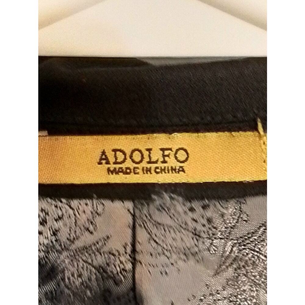 Adolfo Mens Black Dress Jacket - image 5